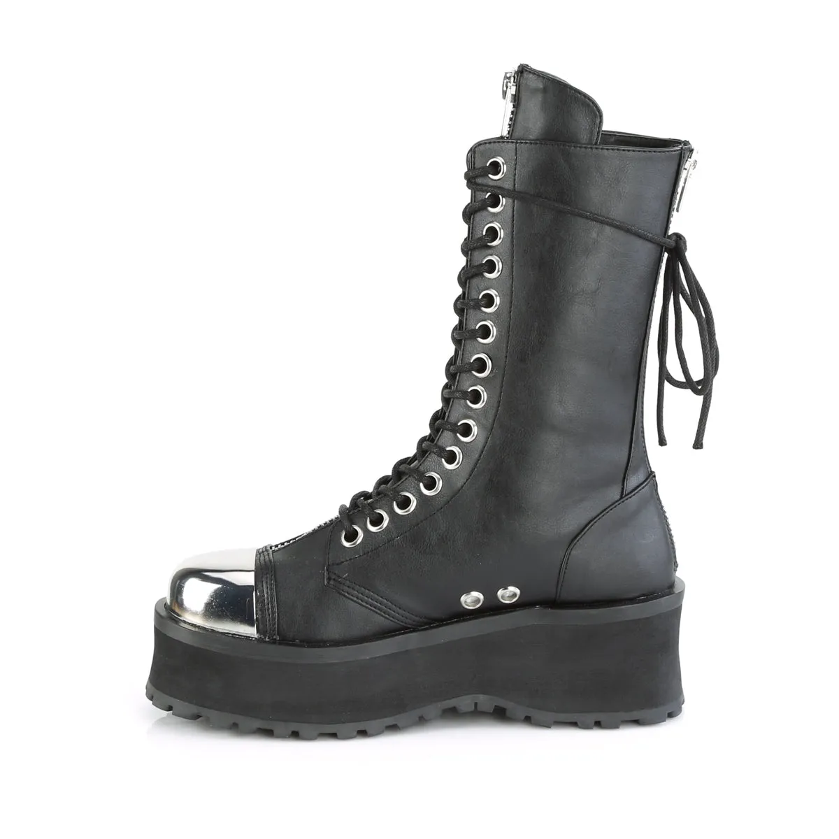 GRAVEDIGGER-14  Black Vegan Leather