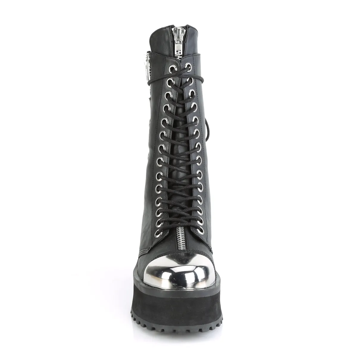 GRAVEDIGGER-14  Black Vegan Leather