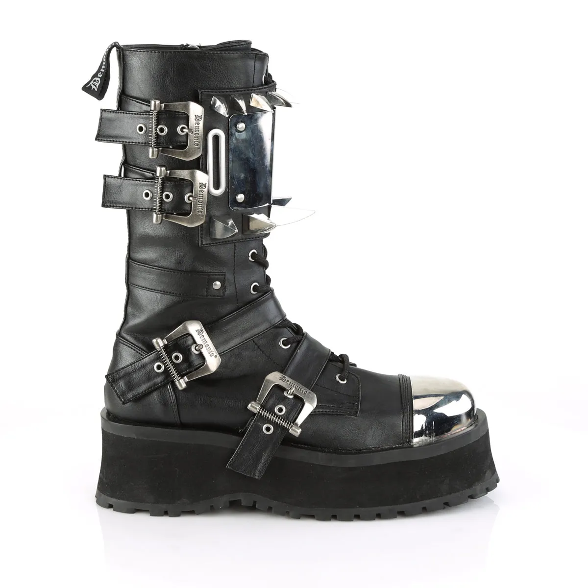 GRAVEDIGGER-250  Black Vegan Leather