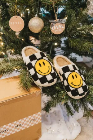 Happy Checker Slipper