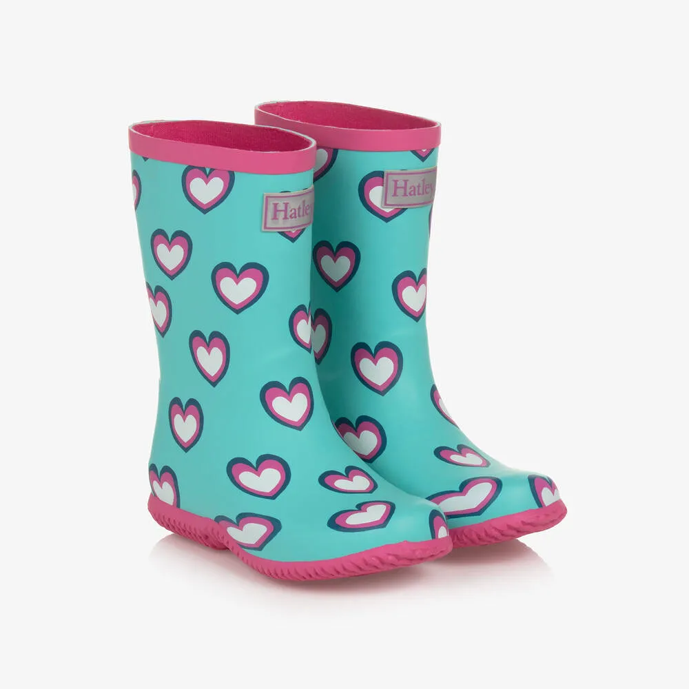 Hatley Hearts Packable Rainboots