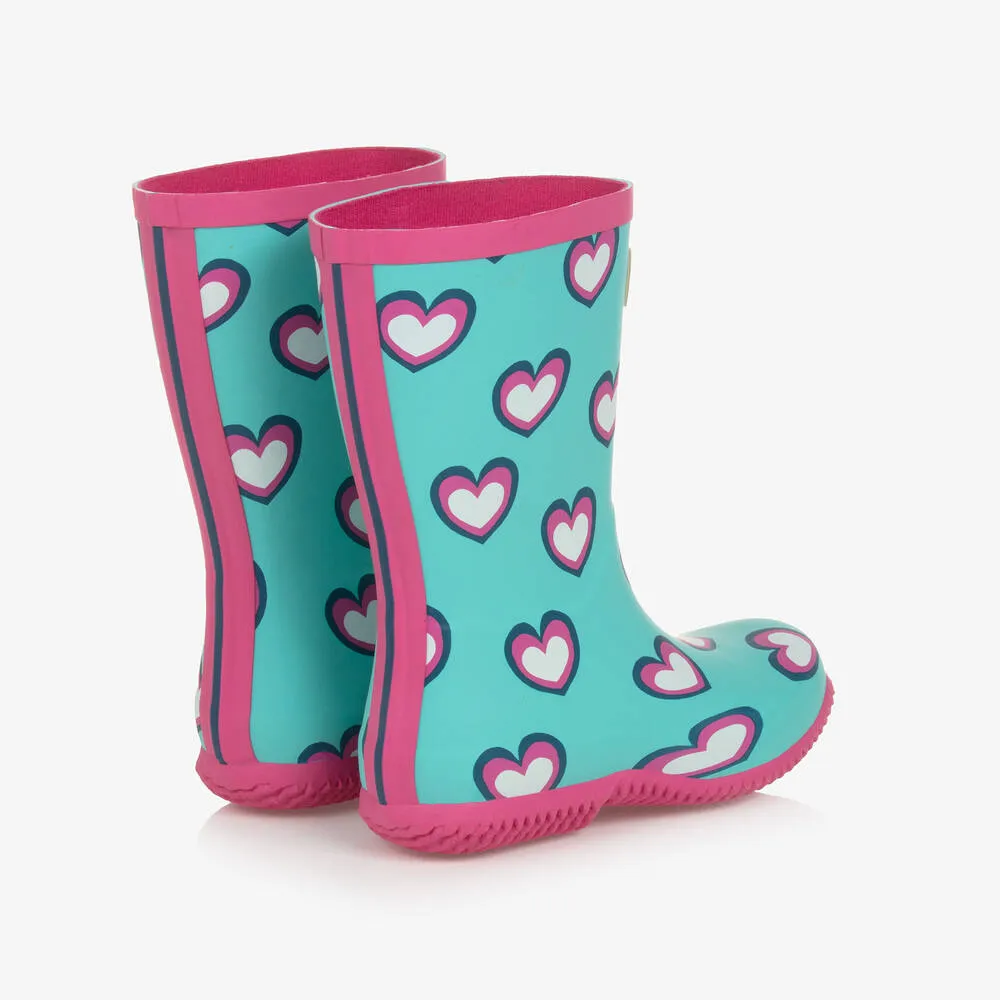 Hatley Hearts Packable Rainboots