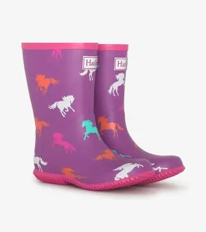 Hatley Leaping Horses Packable Rain Boots