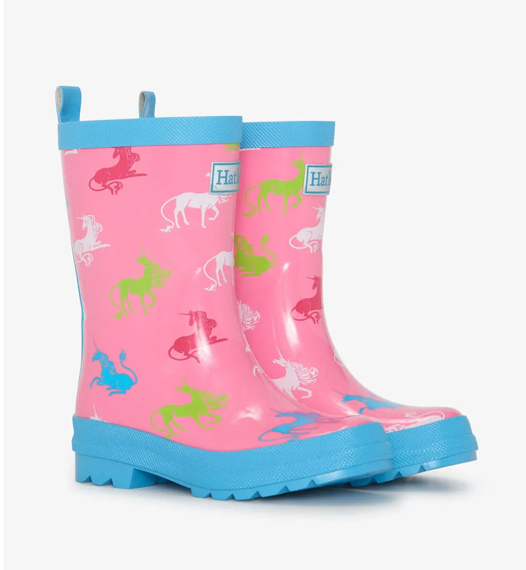 Hatley Mystical Unicorn Shiny Rain Boots