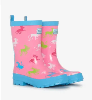 Hatley Mystical Unicorn Shiny Rain Boots
