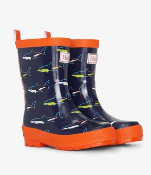 Hatley Shark Shiny Rain Boots
