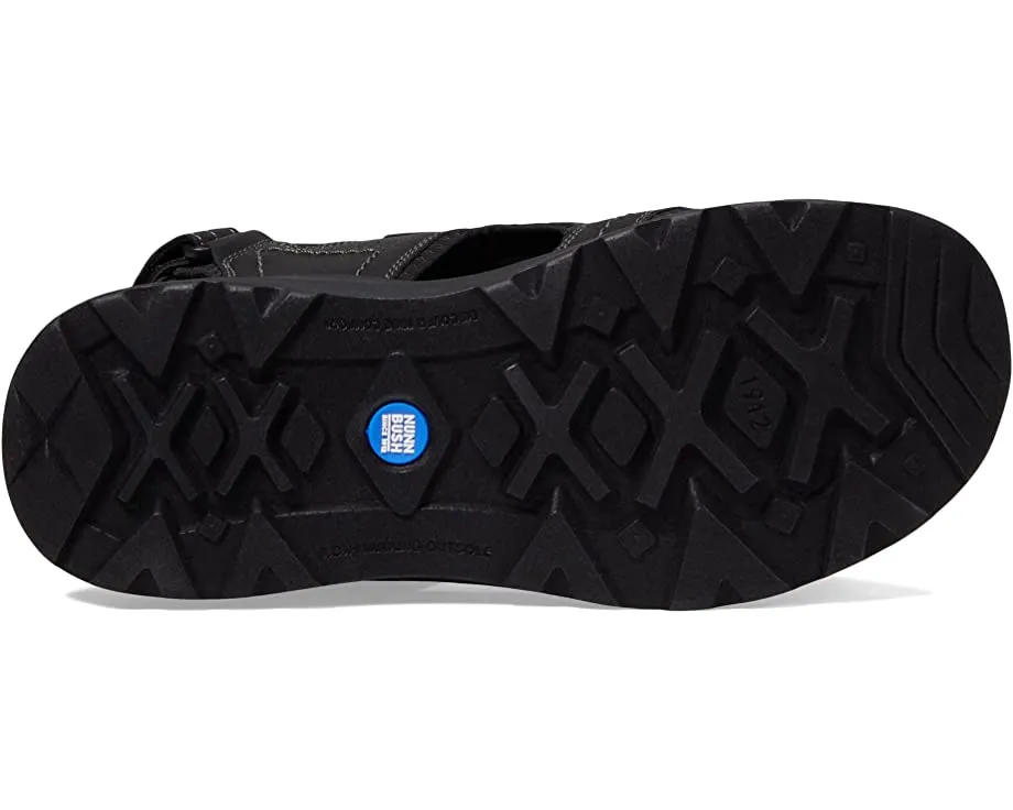 Huck Sport Closed Toe Fisherman Sandal Nunn Bush, black