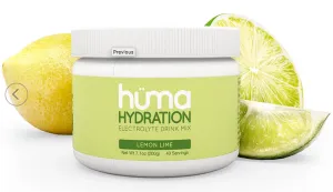 HUMA HYDRATION ELECTROLYTE DRINK MIX - 40 servings