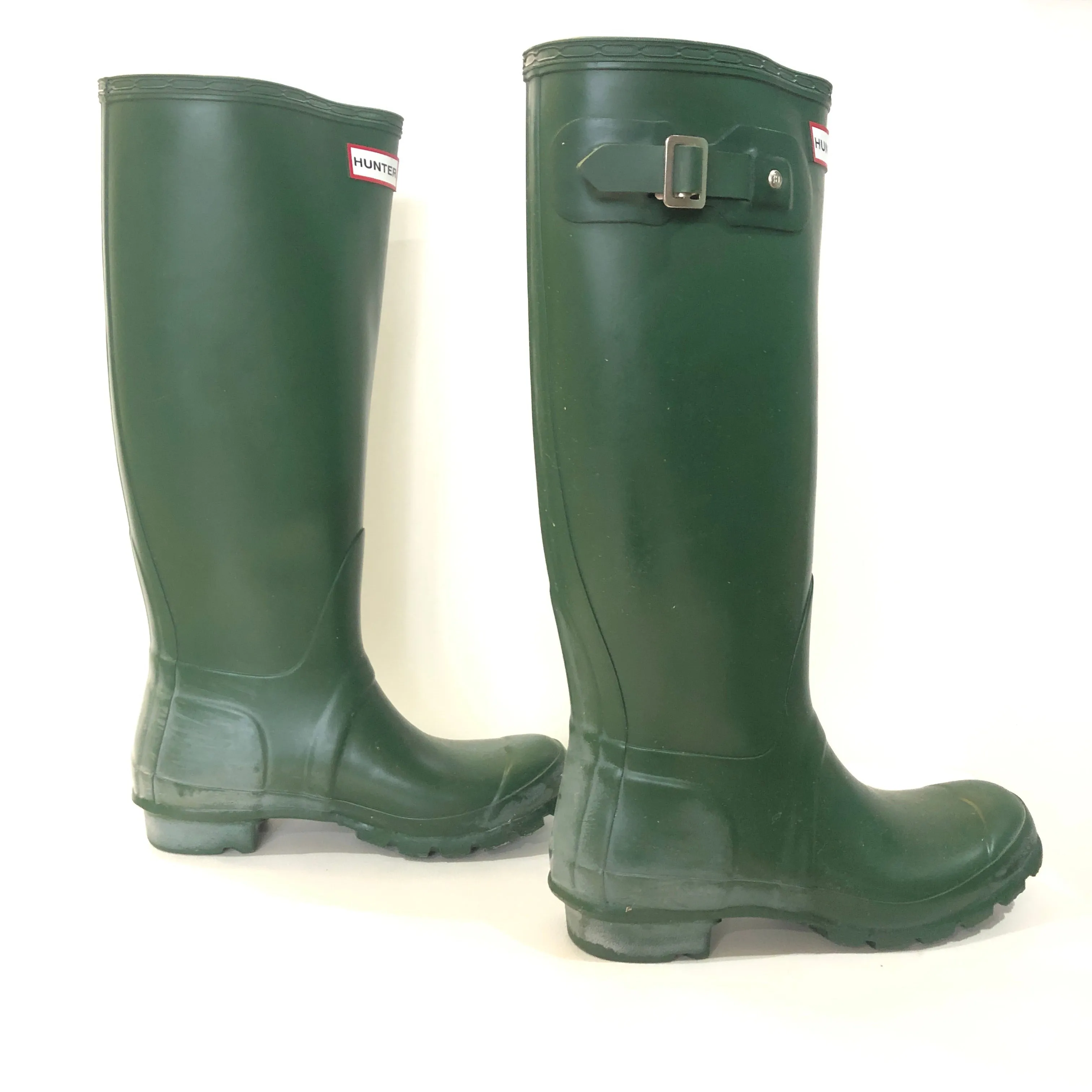 HUNTER BOOTS Hunter Green Original Tall Rain Boot Size 6