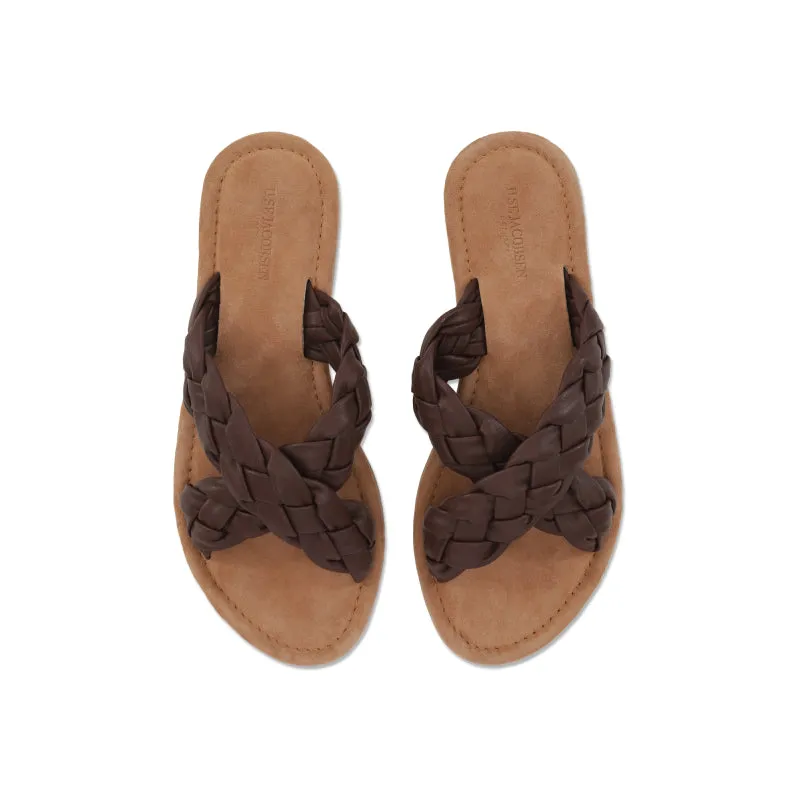 Ilse Jacobsen Leather Sandal - Bison