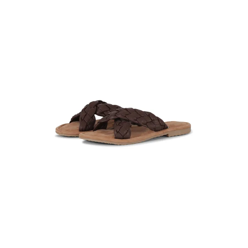 Ilse Jacobsen Leather Sandal - Bison