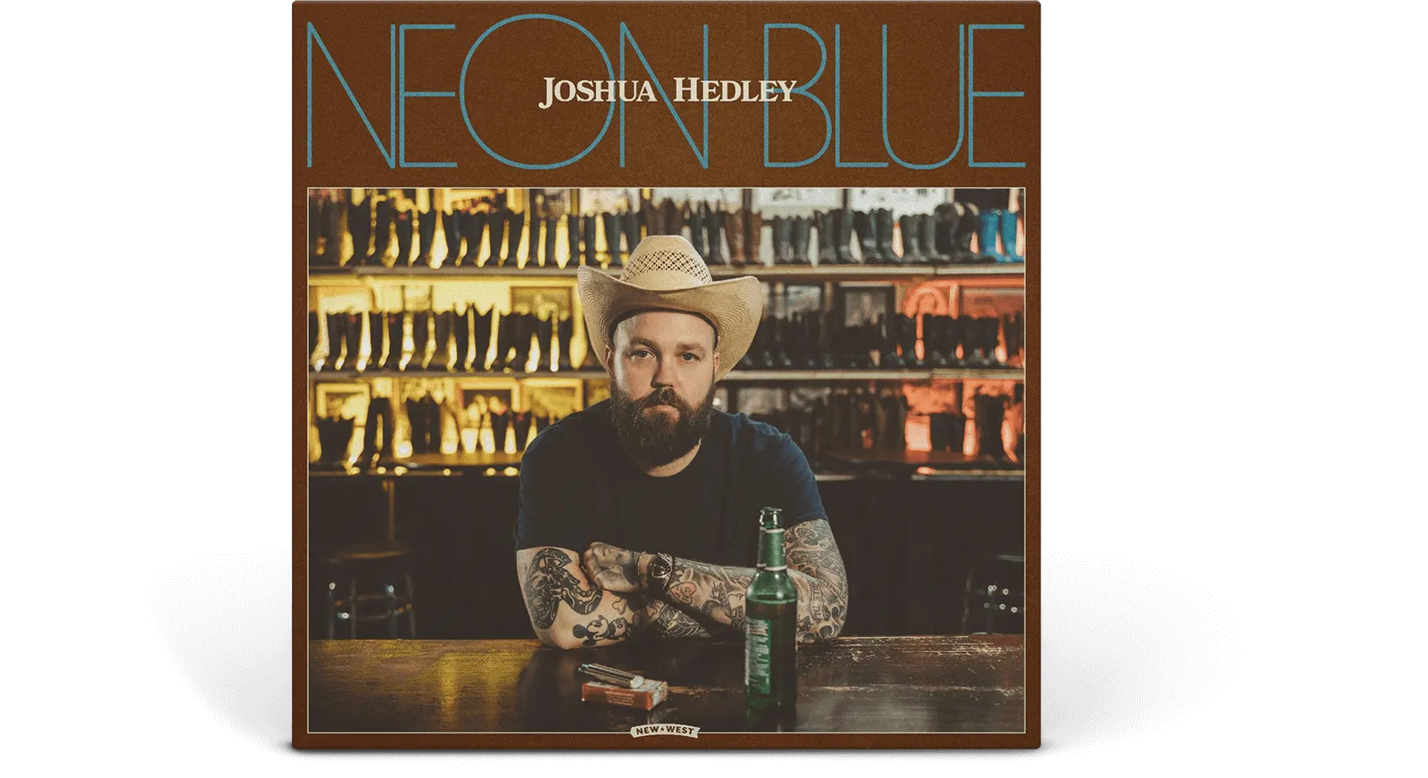 Joshua Hedley : Neon Blue (Coke Bottle Clear Vinyl)