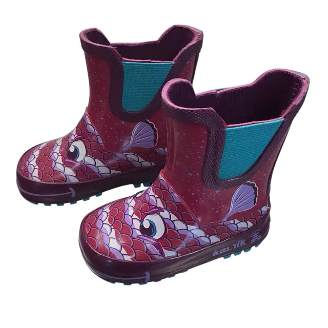 Kamik Girl's Purple Rainboots Size 4