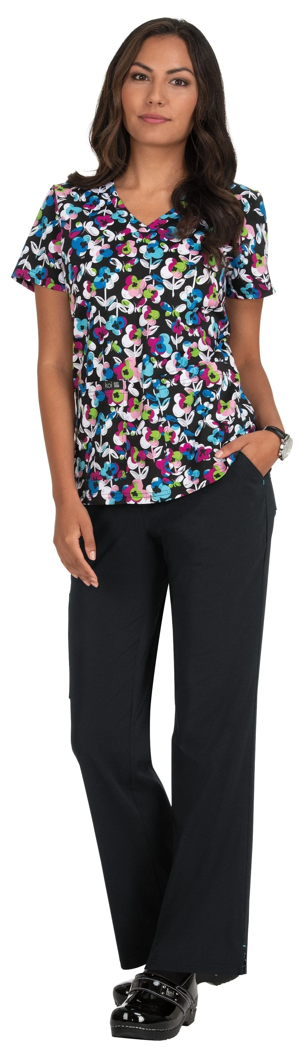 Koi Scrub Top Prints Clearance Sale