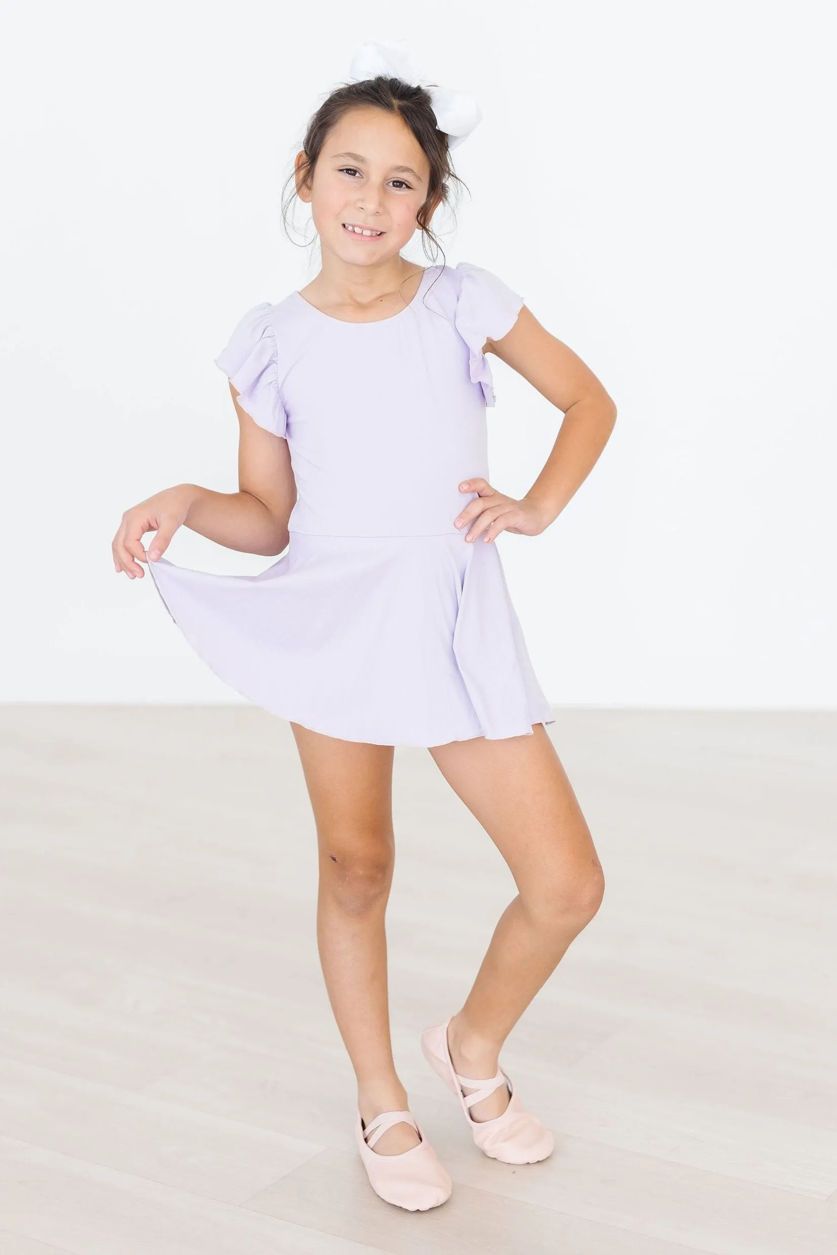 Lavender S/S Twirl Leotard