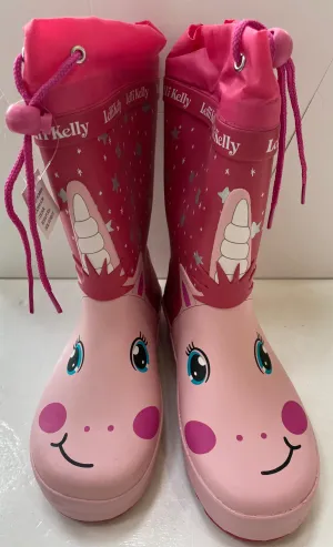 Lelli Kelly Unicorn Wellies with toggle