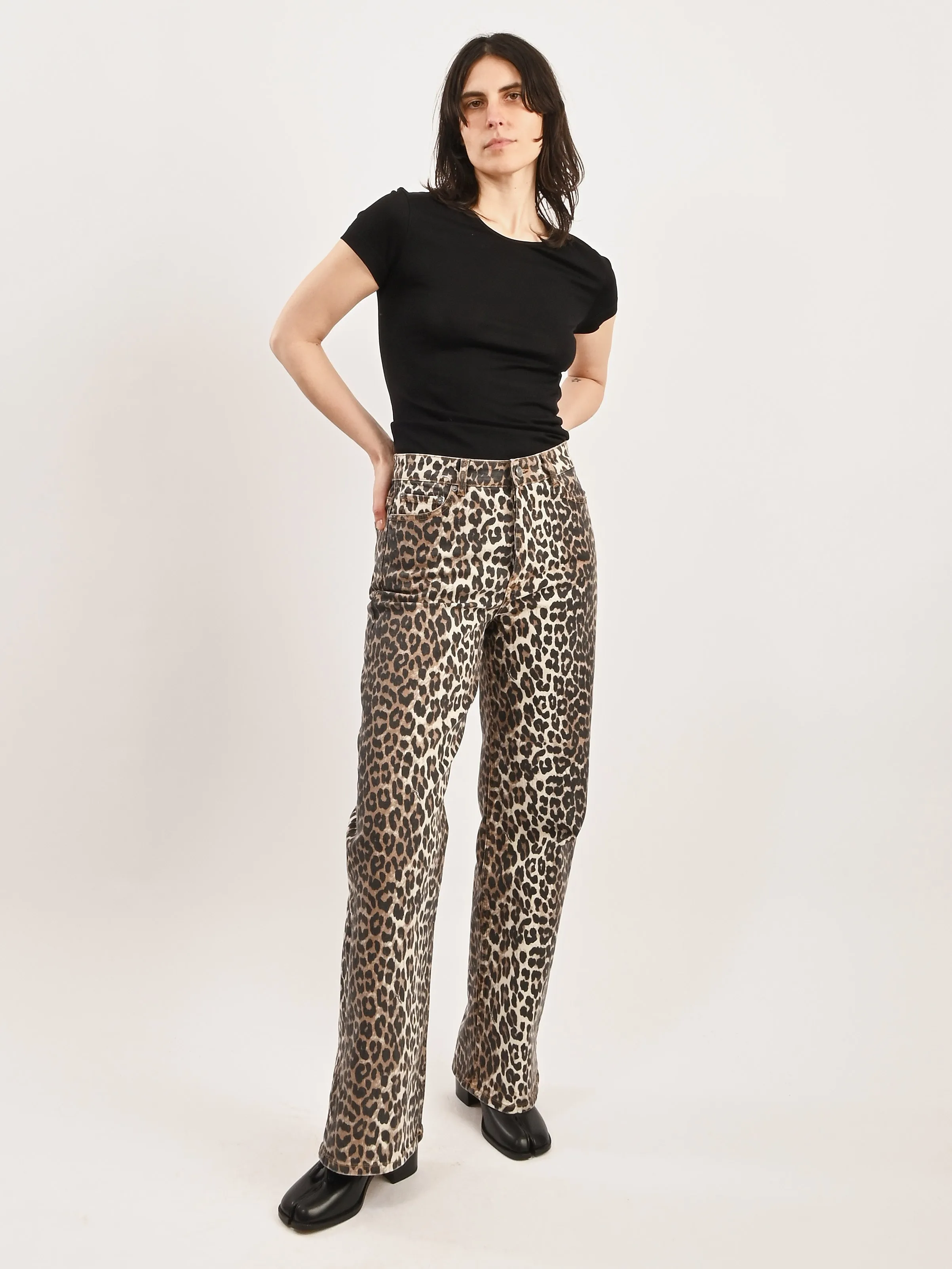 Leopard Print Denim Izey
