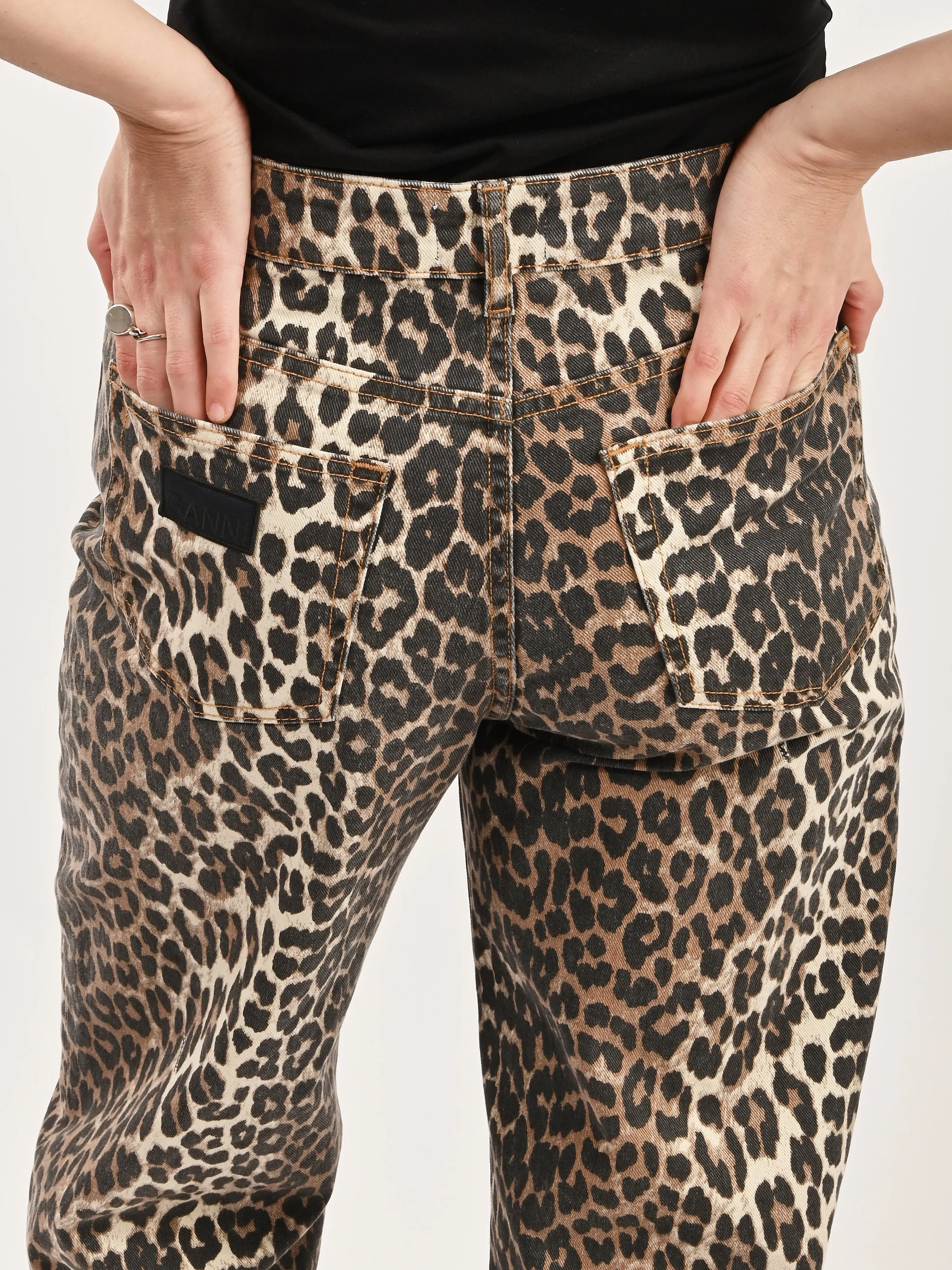 Leopard Print Denim Izey