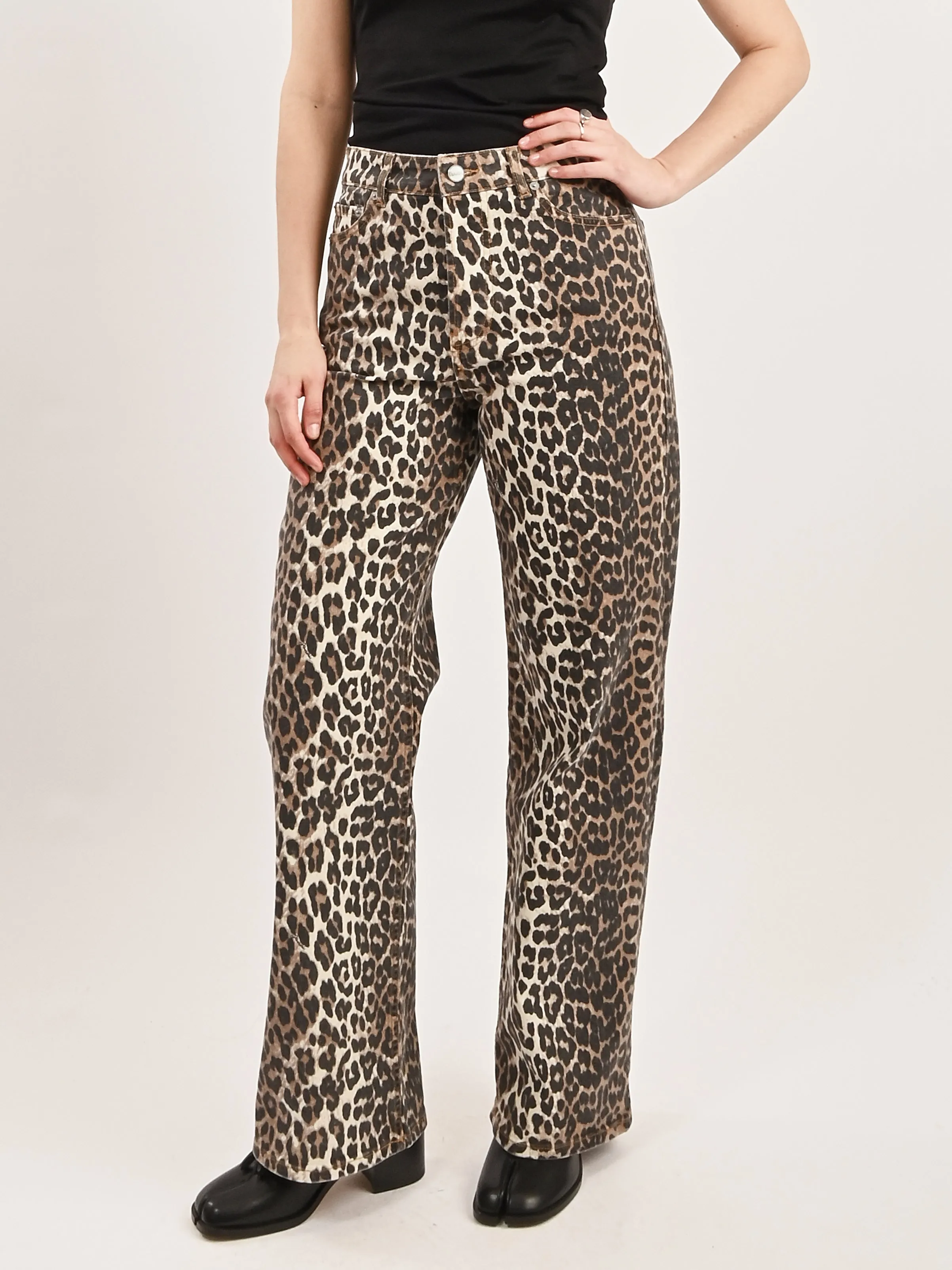 Leopard Print Denim Izey