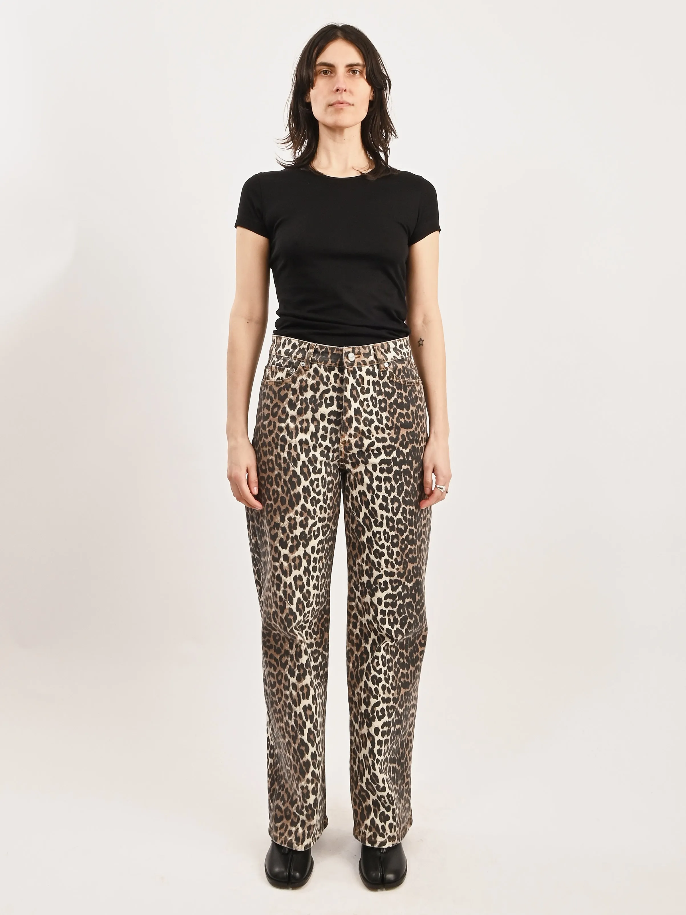 Leopard Print Denim Izey