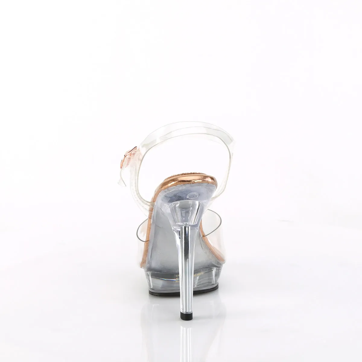 LIP-108  Clear-Rose Gold/Clear