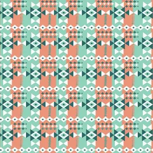 Live Your Adventure by 3 Wishes Fabrics SOUTHWEST GEO/TURQUOISE