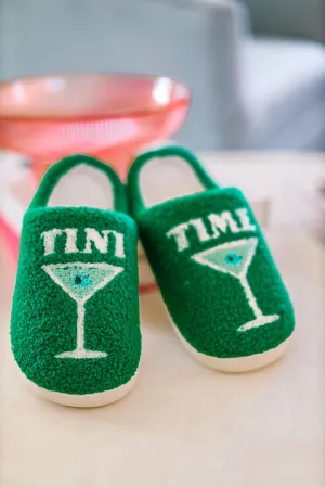 Martini Slippers - Green