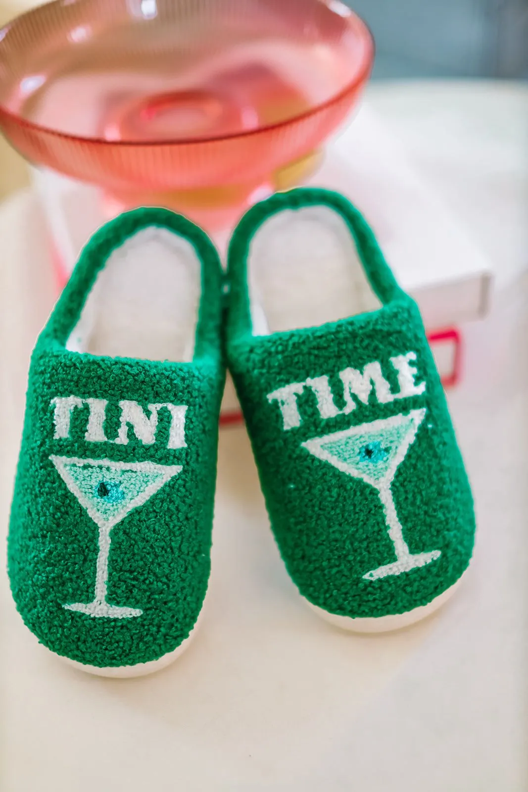 Martini Slippers - Green