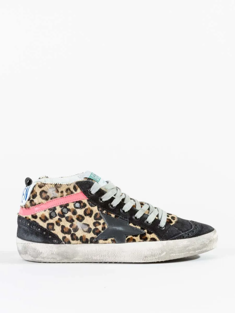 mid star sneaker - horsy leather