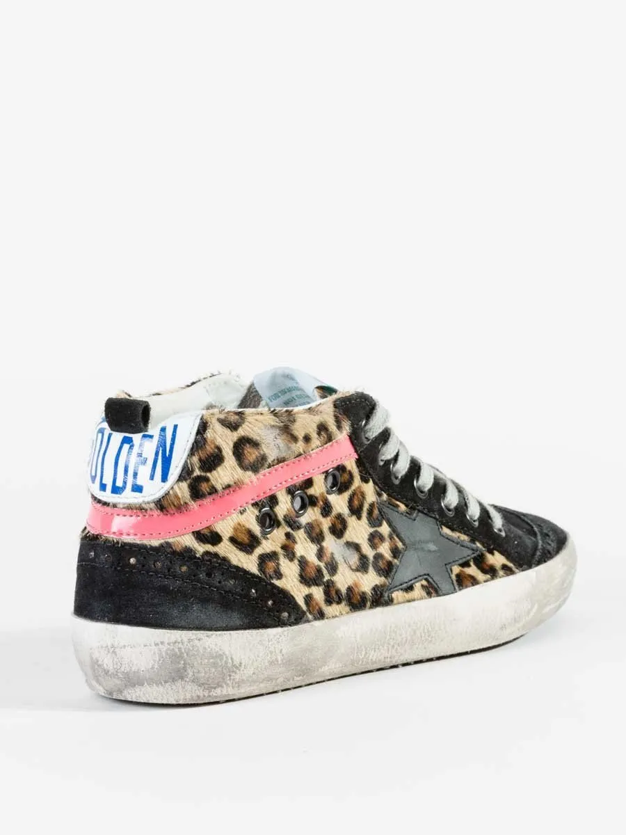 mid star sneaker - horsy leather