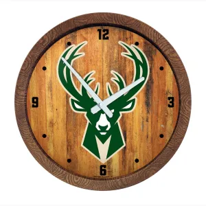Milwaukee Bucks: "Faux" Barrel Top Clock