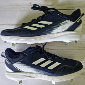 New Adidas Icon 7 Metal Baseball Cleats Mens US 13 UK 12.5 Navy Blue White