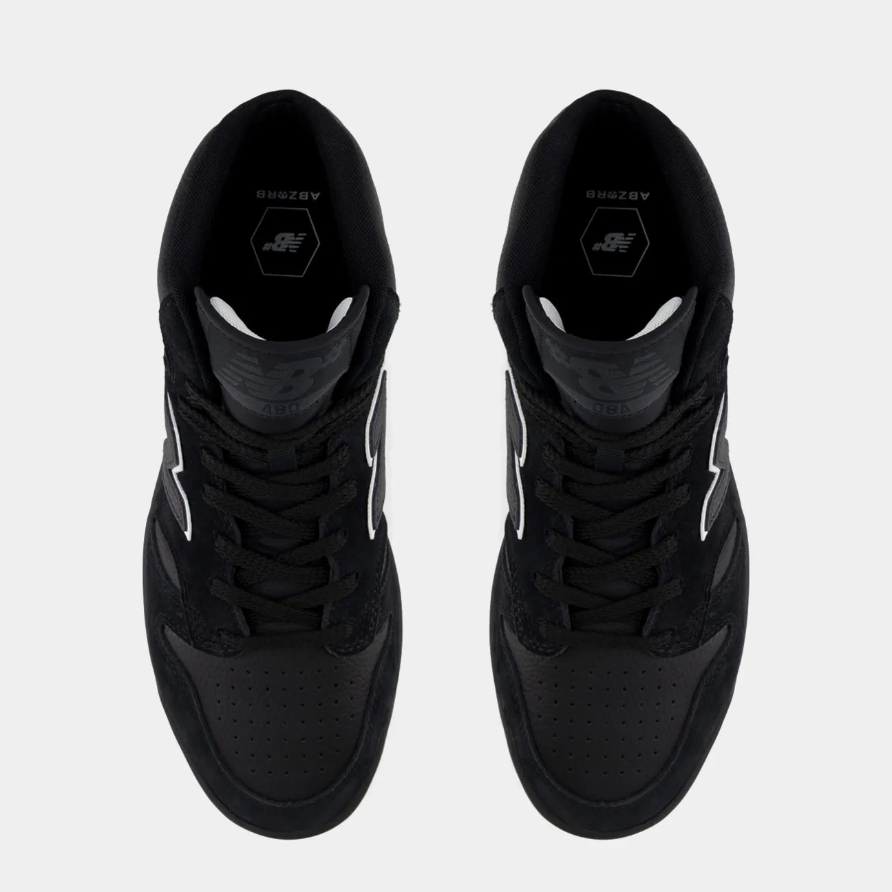 NEW BALANCE 480 HI - BLACK/GUM