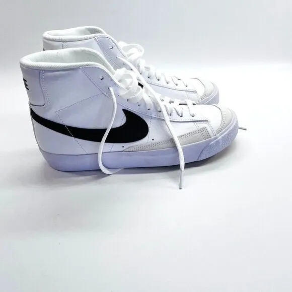 Nike Blazer Mid '77 Boy's Shoes Size 6.5 Y  High Top Black White CZ1055-100