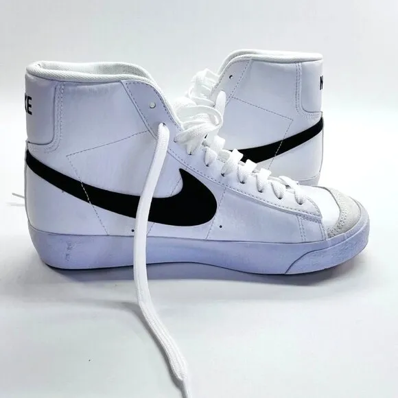 Nike Blazer Mid '77 Boy's Shoes Size 6.5 Y  High Top Black White CZ1055-100
