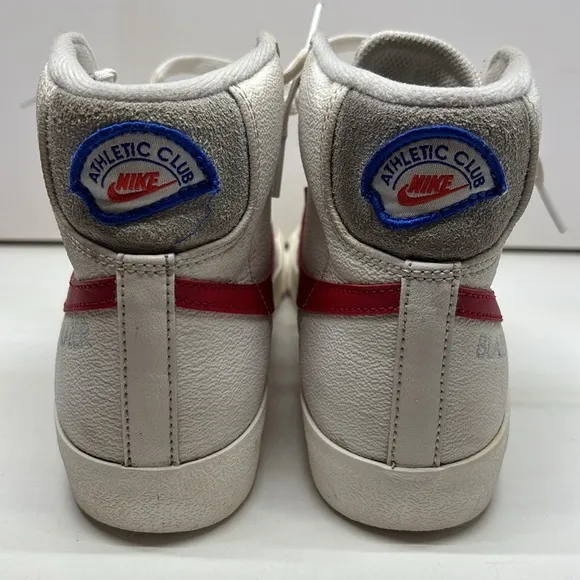 Nike Kids Blazer Mid 77 red and white size 6Y
