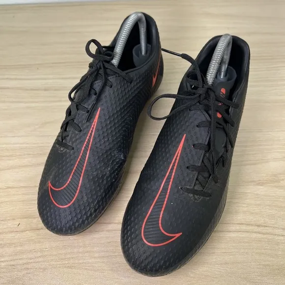 Nike Phantom GT Academy AG Soccer Cleats CK8456-060 Men's Size 7 Black Chile Red