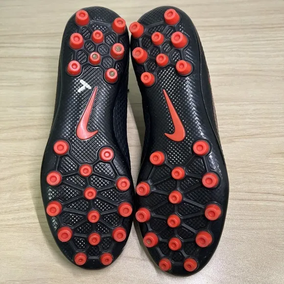 Nike Phantom GT Academy AG Soccer Cleats CK8456-060 Men's Size 7 Black Chile Red