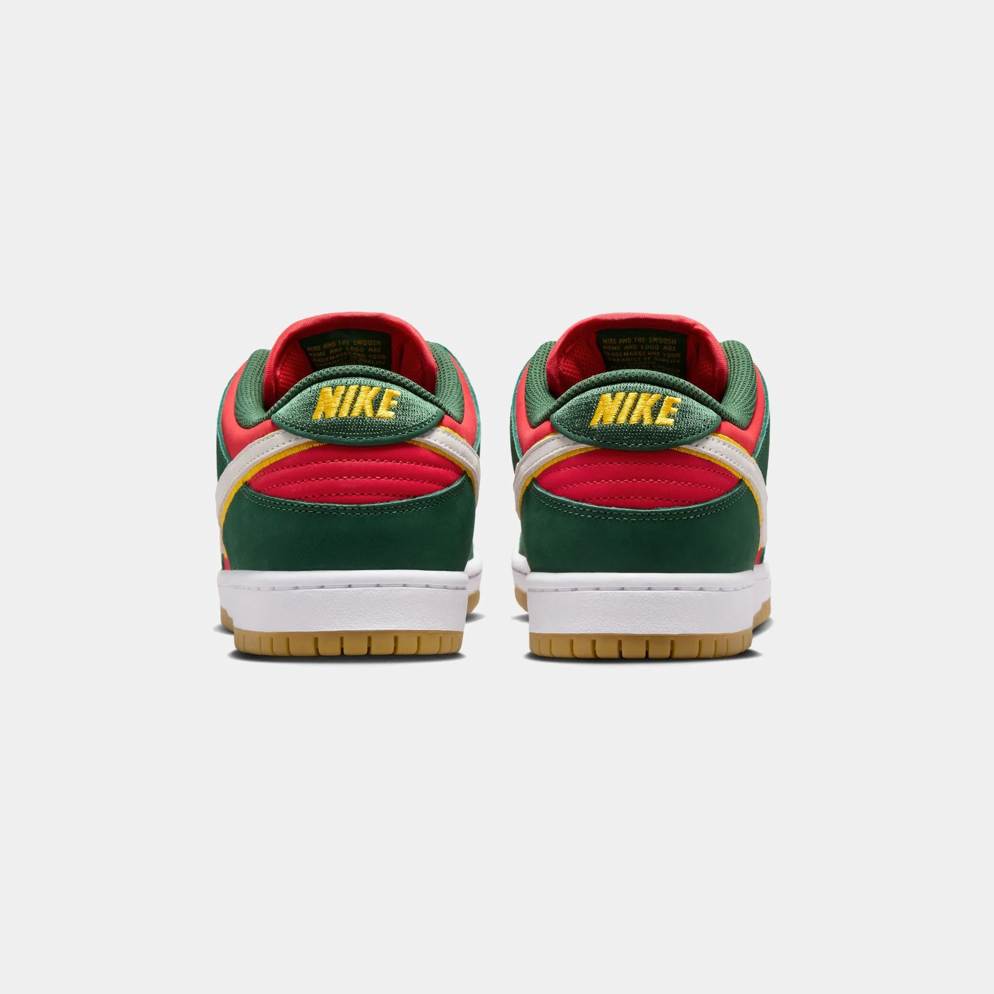 NIKE SB DUNK LOW PRO PREMIUM - FIR/WHITE-UNIVERSITY GOLD