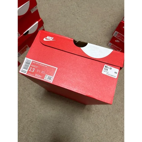 NIKE VISTA Sandals Slides DJ6606-001 Black/White Men's Size 13 New In Box