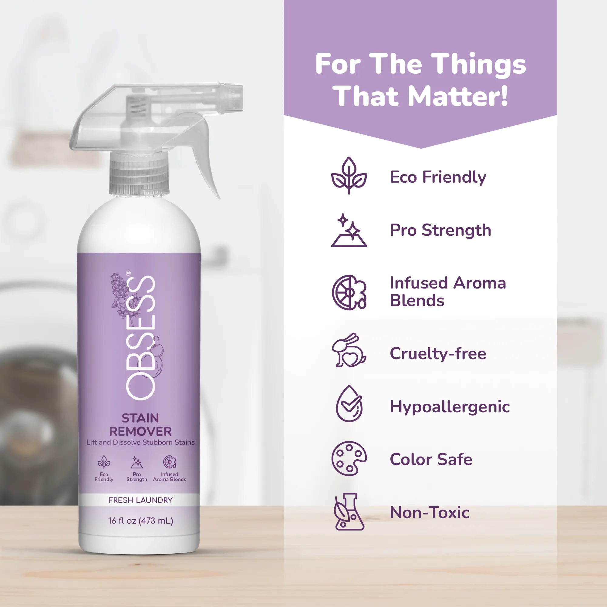 OBSESS Stain Remover - 16 oz