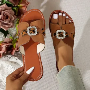 Open Toe Flats Sandals