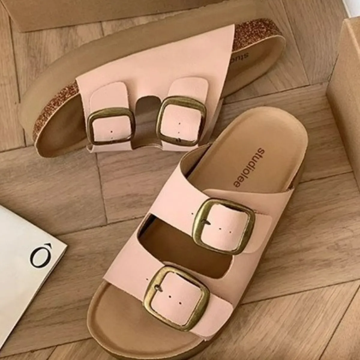 Open Toe Flats Sandals