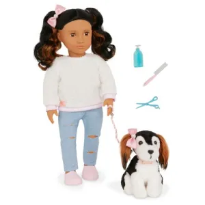 Our Generation 18" Doll with Pet - Natassia & Angel