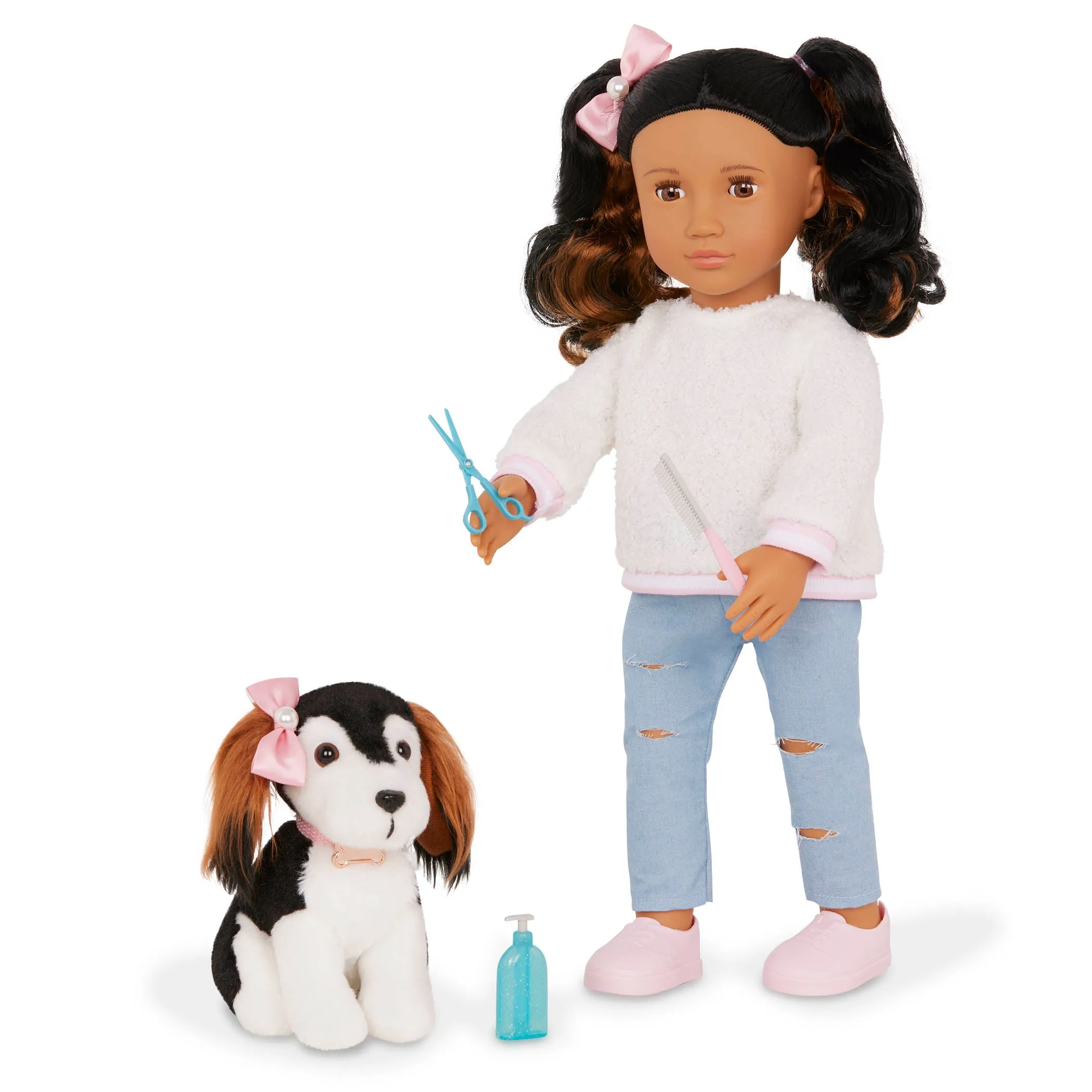 Our Generation 18" Doll with Pet - Natassia & Angel
