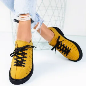 Pantofi casual Lyla - Yellow
