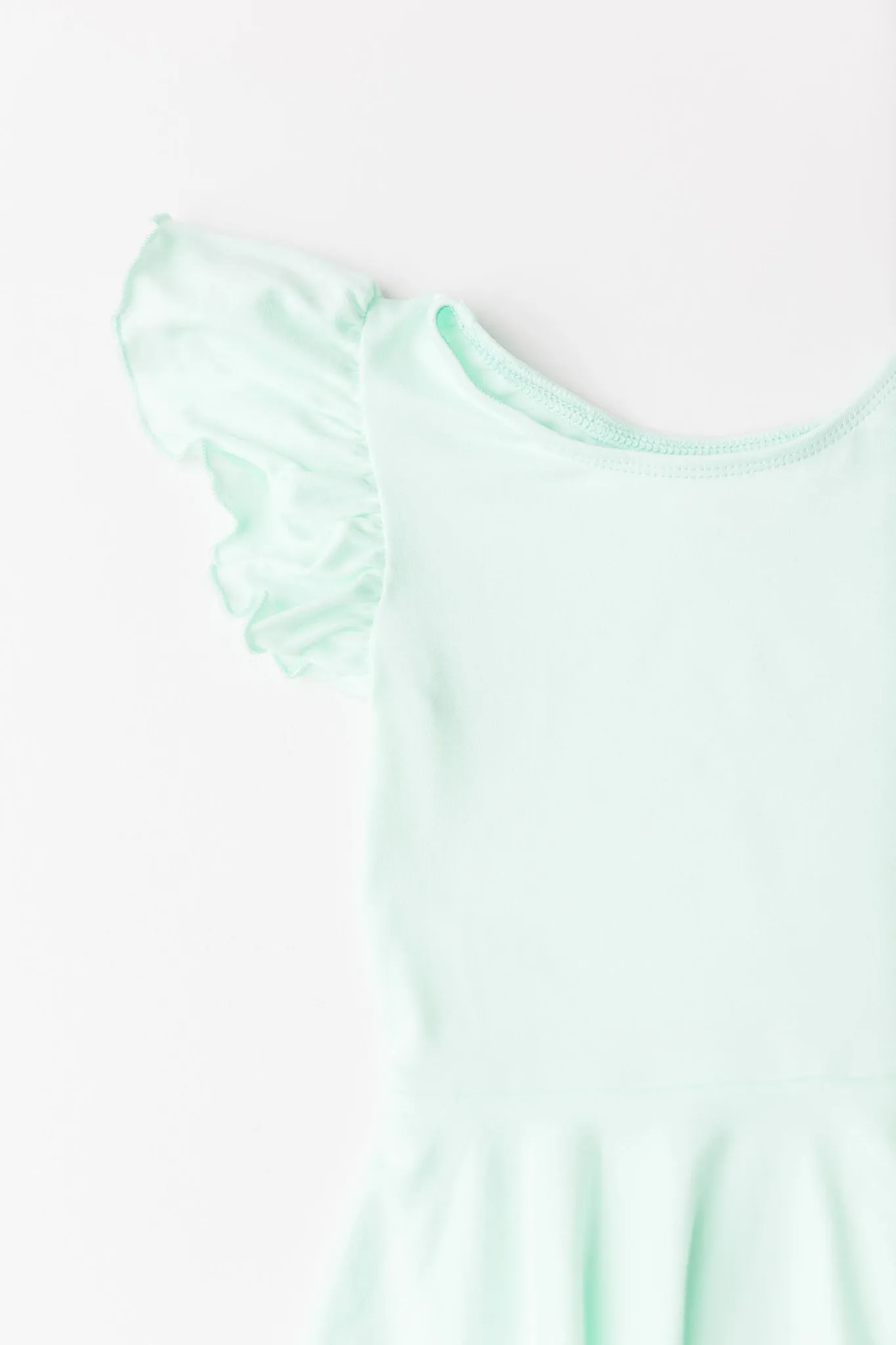 Pastel Green S/S Twirl Leotard