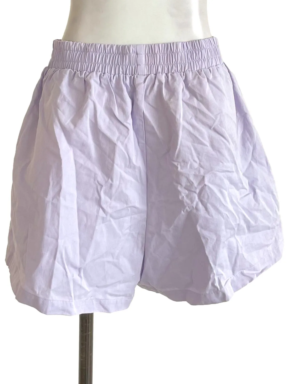 Pastel Purple Casual Shorts