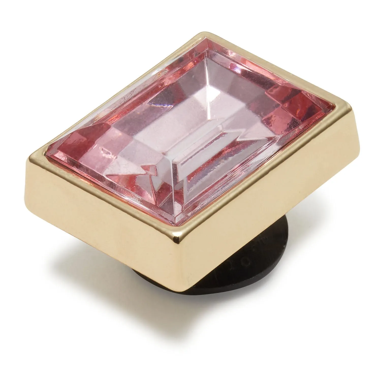 Pink Rectangle Gem Jibbitz