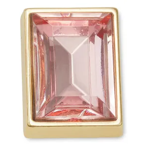 Pink Rectangle Gem Jibbitz